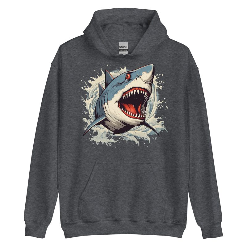 GRAPHIC - Retro Shark Hoodie - Bild 6