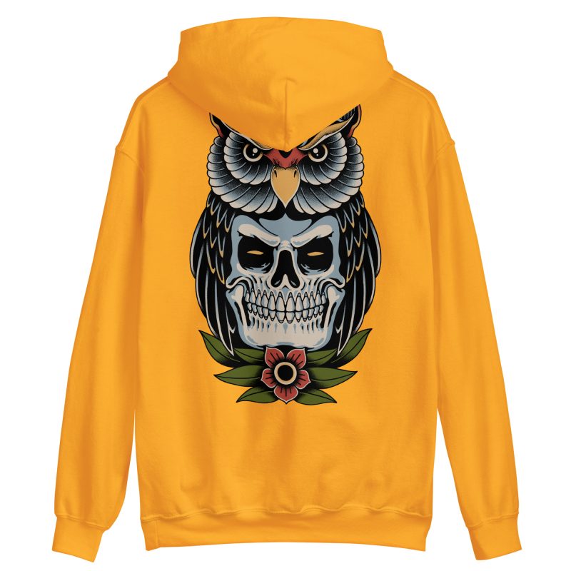 TATTOO - Owl Skull Hoodie - Bild 12