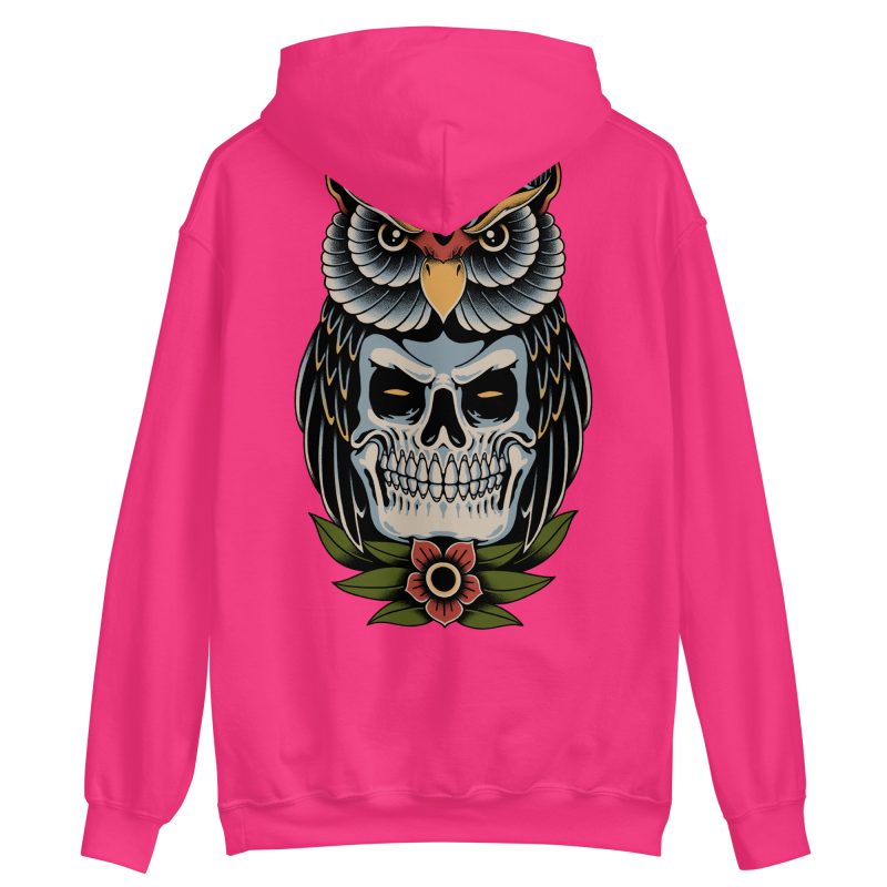 TATTOO - Owl Skull Hoodie - Bild 7