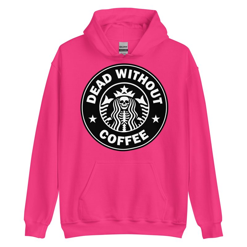 QUOTES - Dead Without Coffee Hoodie - Bild 7