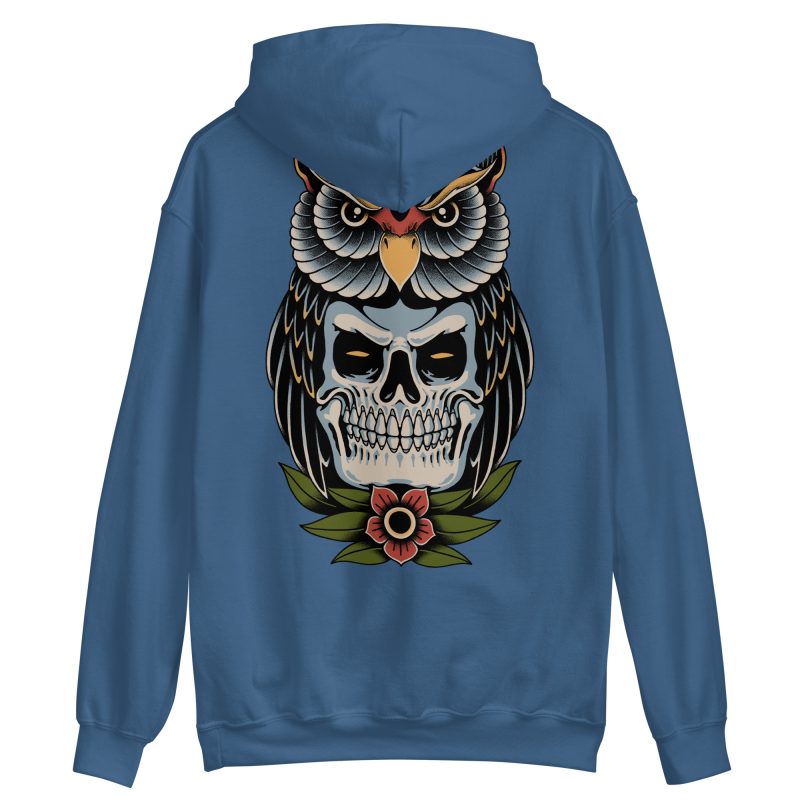 TATTOO - Owl Skull Hoodie - Bild 6