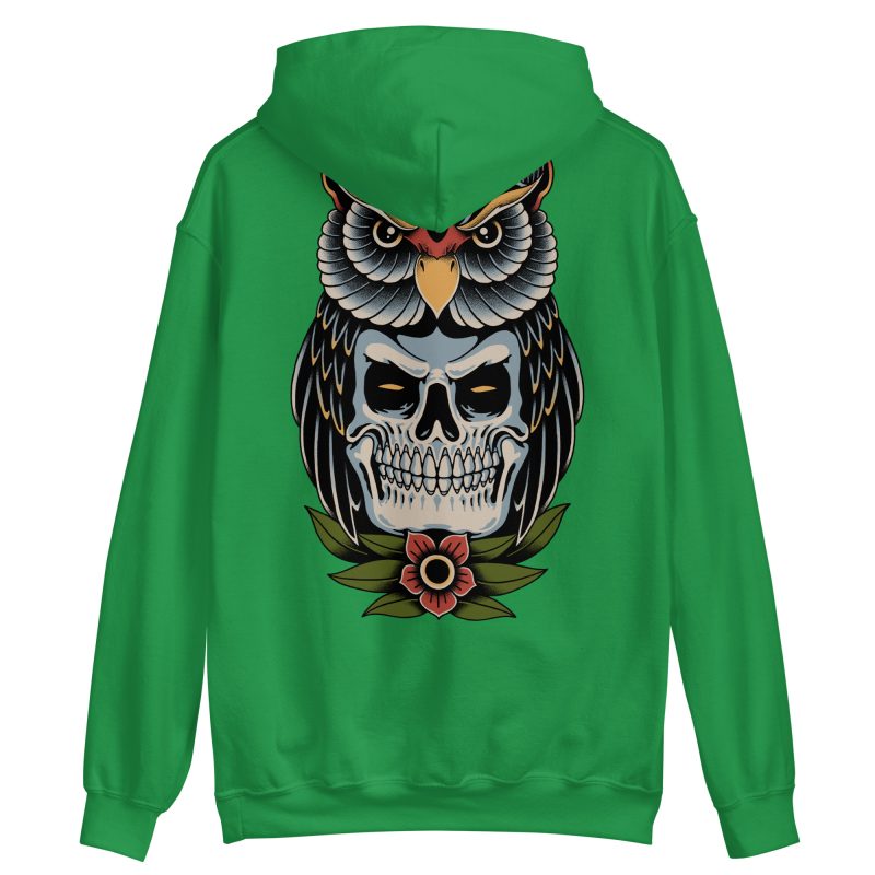 TATTOO - Owl Skull Hoodie - Bild 8