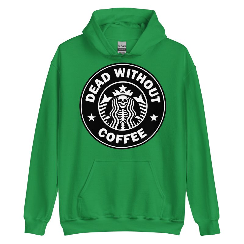 QUOTES - Dead Without Coffee Hoodie - Bild 8