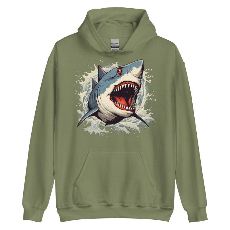 GRAPHIC - Retro Shark Hoodie - Bild 11