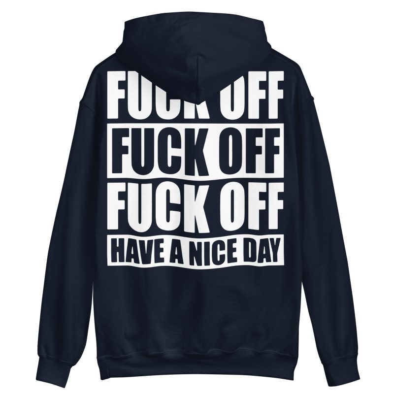 QUOTES - Fuck Off Hoodie Back Print - Bild 2