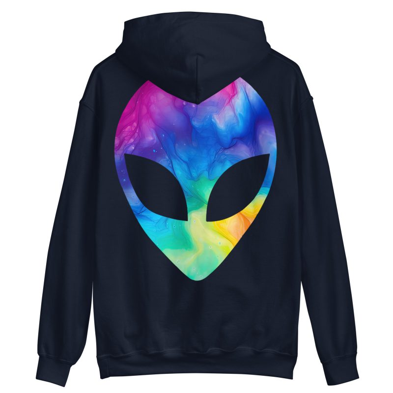 ALIENS - Tie Dye Alien Face Hoodie - Bild 2