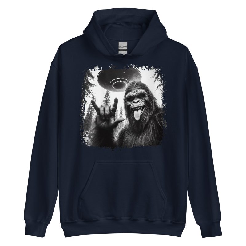 ALIENS - Bigfoot & UFO Hoodie - Bild 2