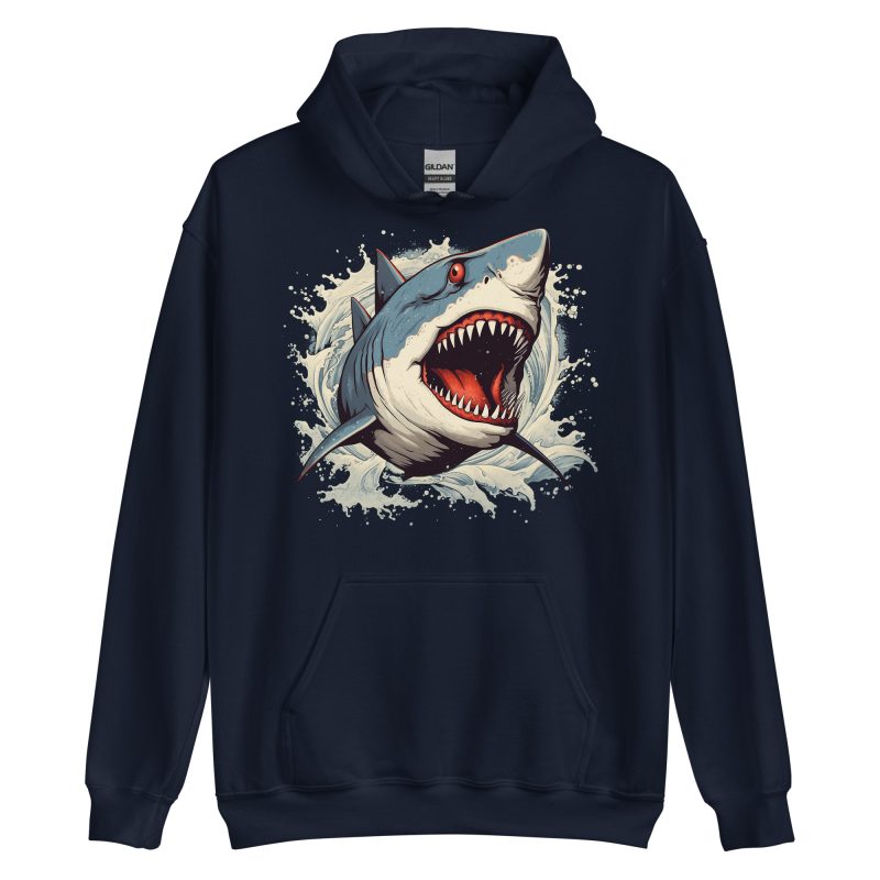 GRAPHIC - Retro Shark Hoodie - Bild 3