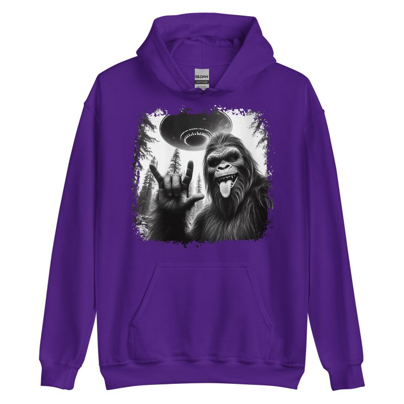 ALIENS - Bigfoot & UFO Hoodie - Bild 3