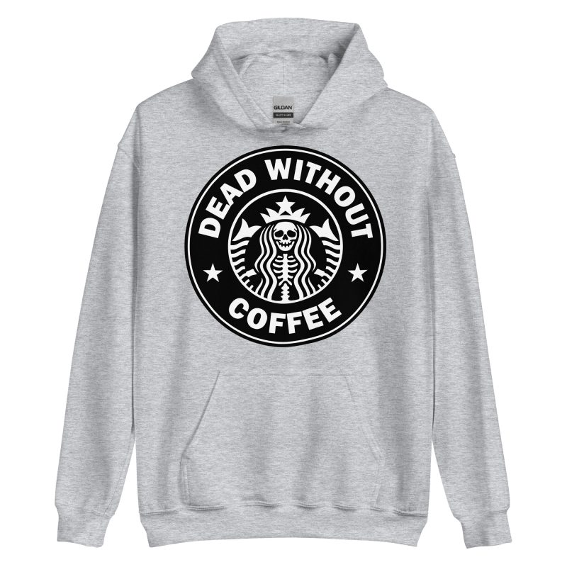 QUOTES - Dead Without Coffee Hoodie - Bild 11