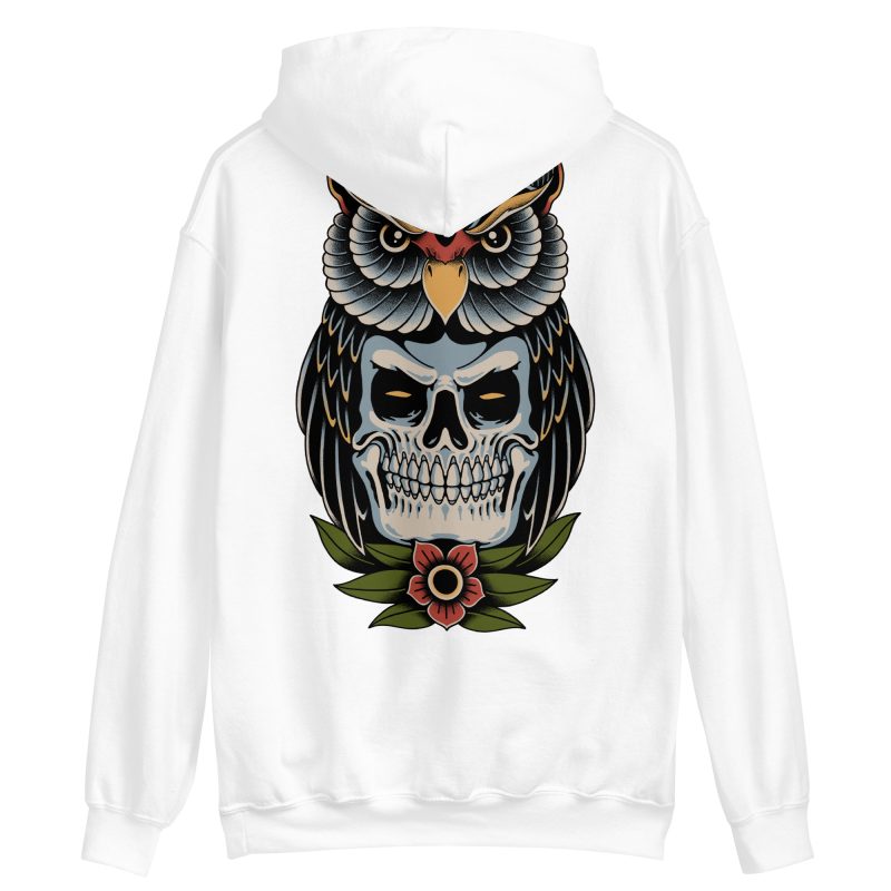 TATTOO - Owl Skull Hoodie - Bild 16
