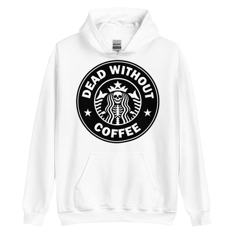 QUOTES - Dead Without Coffee Hoodie - Bild 16