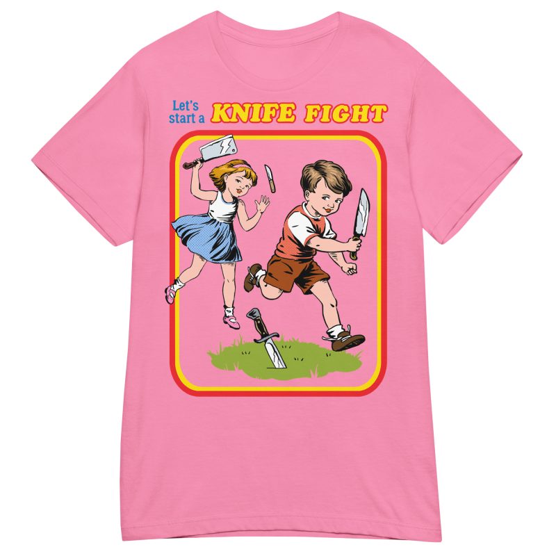 RETRO - Knife Fight Dam T-shirt - Bild 9