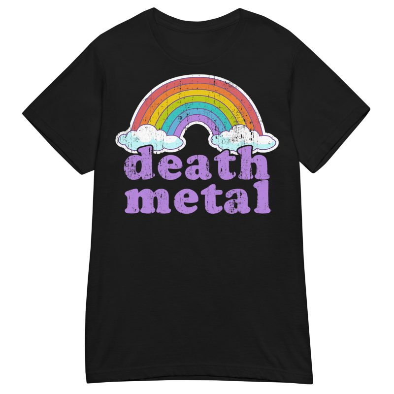 RETRO - Death Metal Dam T-shirt