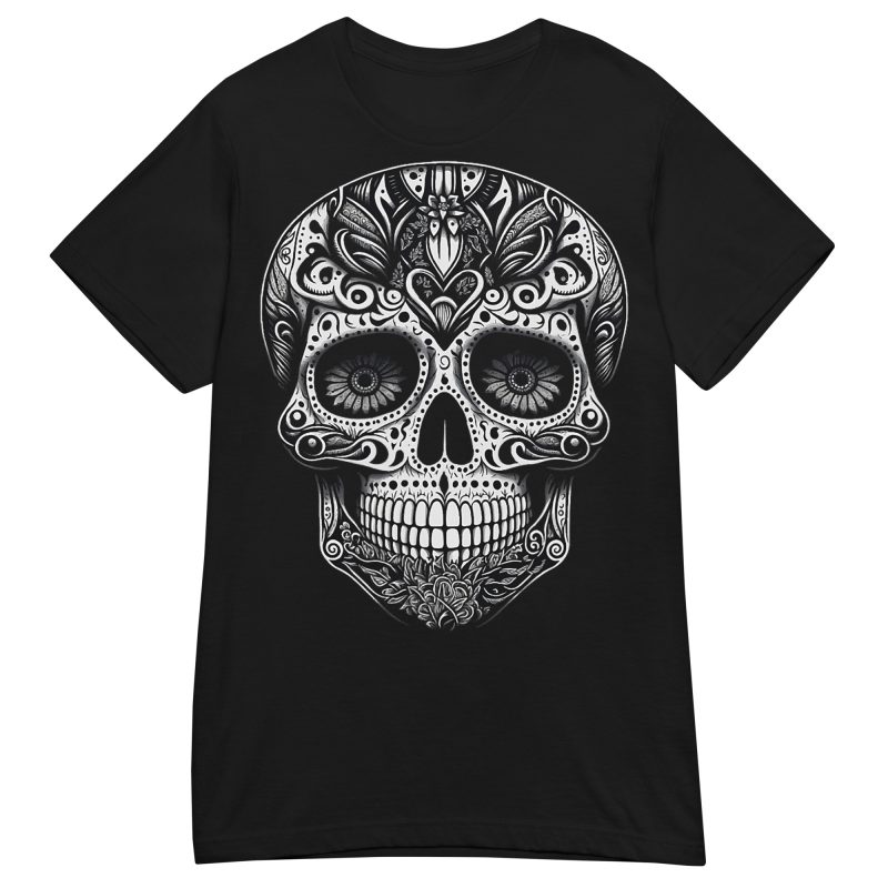 SKULLS - Dia De Los Muertos Dam T-shirt