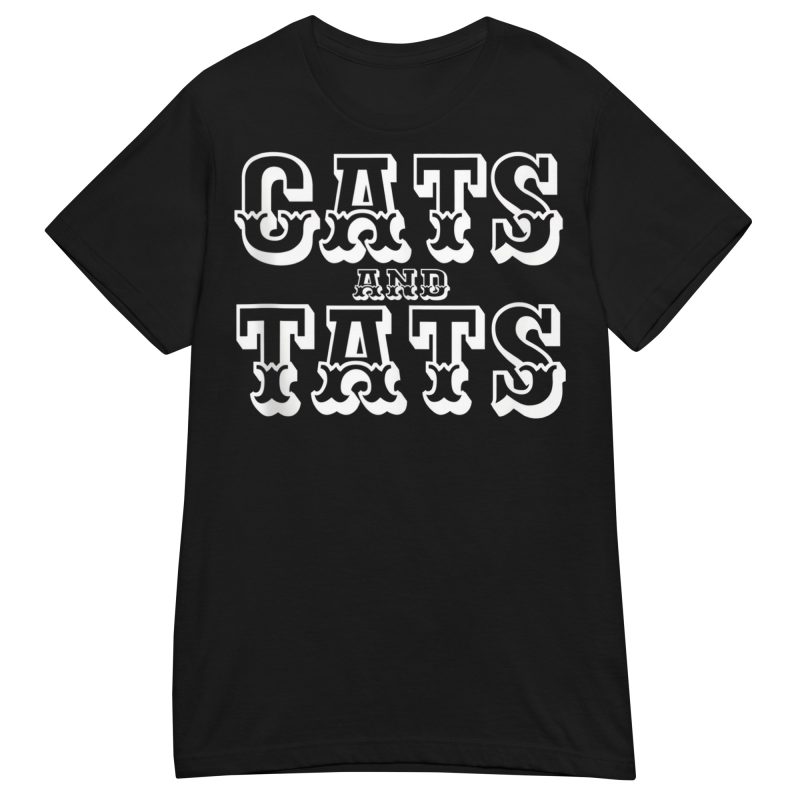 TATTOO - Cats And Tats Dam T-shirt