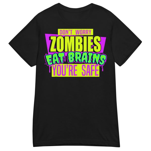 FUNNY - Zombies Eat Brains Dam T-shirt