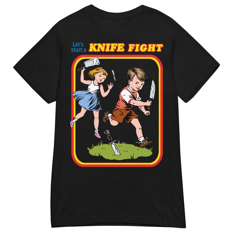 RETRO - Knife Fight Dam T-shirt