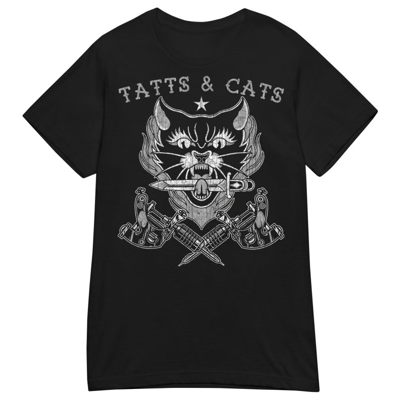 TATTOO - Tatts & Cats Dam T-shirt