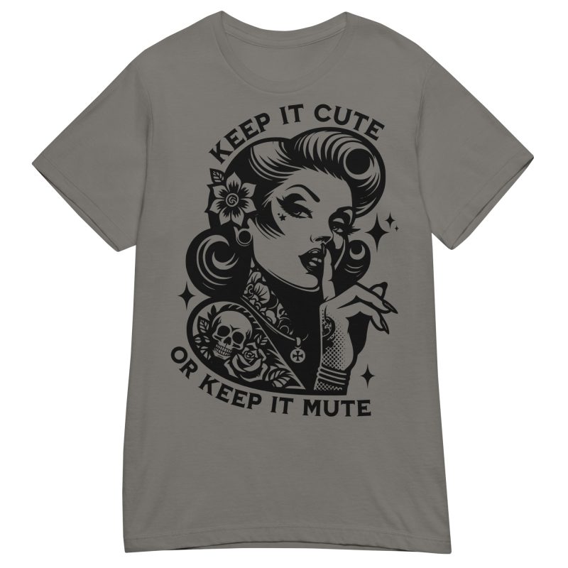 QUOTES - Keep It Cute Dam T-shirt - Bild 6