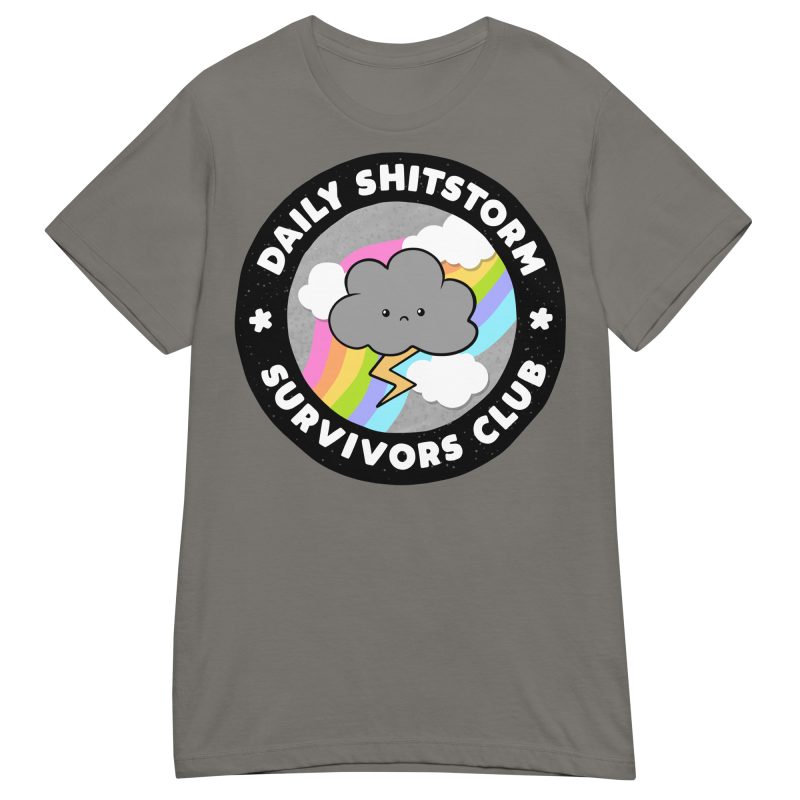 QUOTES - Shitstorm Survivor Dam T-shirt - Bild 8