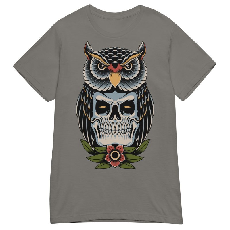 TATTOO - Owl Skull Dam T-shirt - Bild 7
