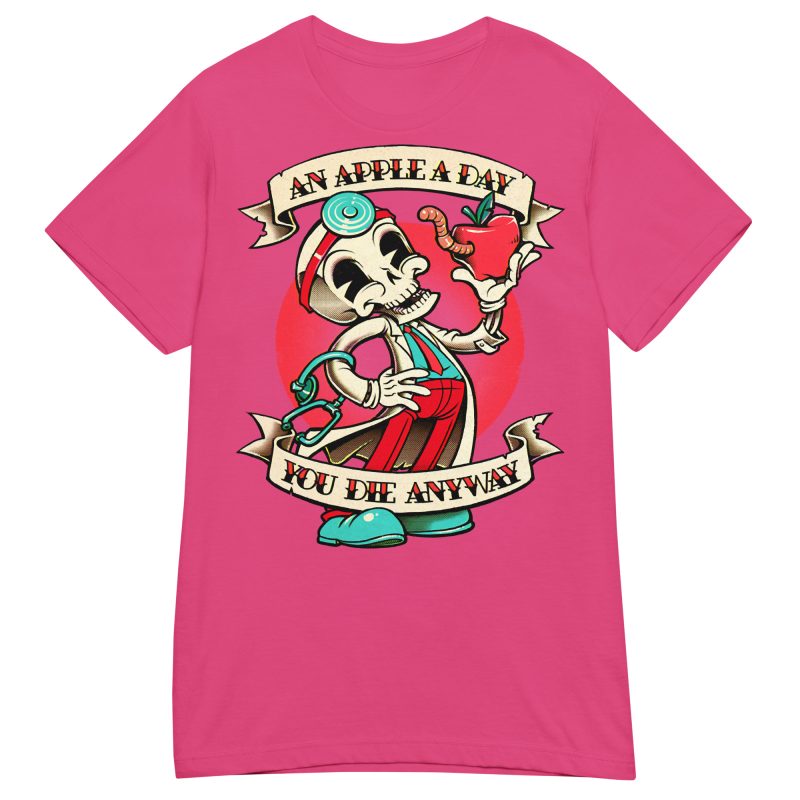 TATTOO - An Apple A Day Dam T-shirt - Bild 6