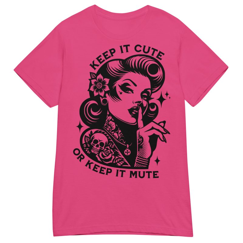 QUOTES - Keep It Cute Dam T-shirt - Bild 5