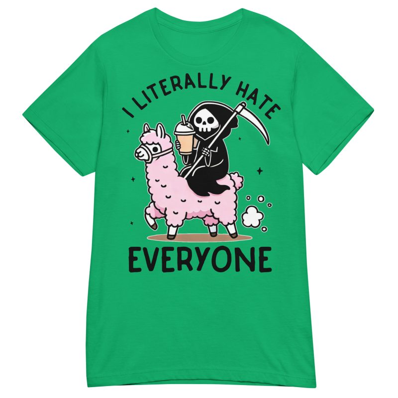 ALTERNATIVE - I Literally Hate Everyone Dam T-shirt - Bild 4