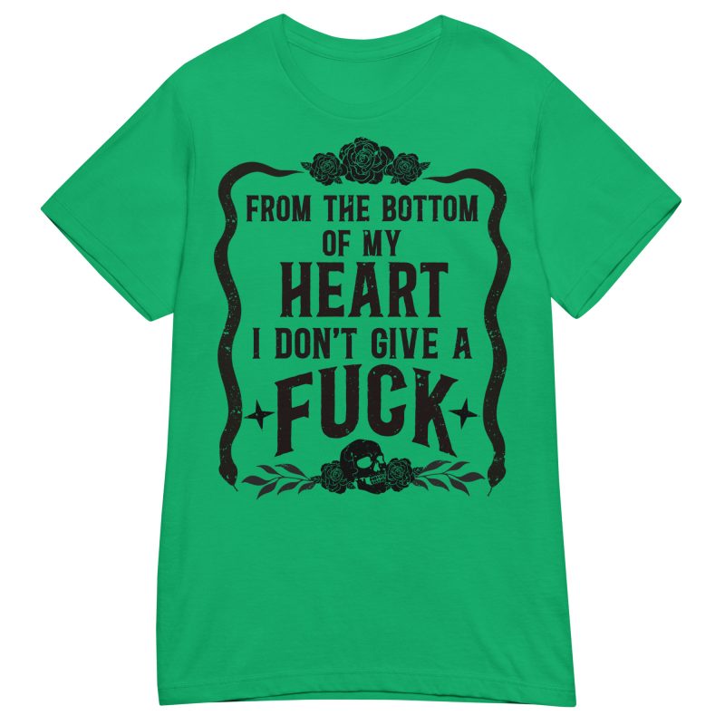 QUOTES - I Don't Give A Fuck Dam T-shirt - Bild 4