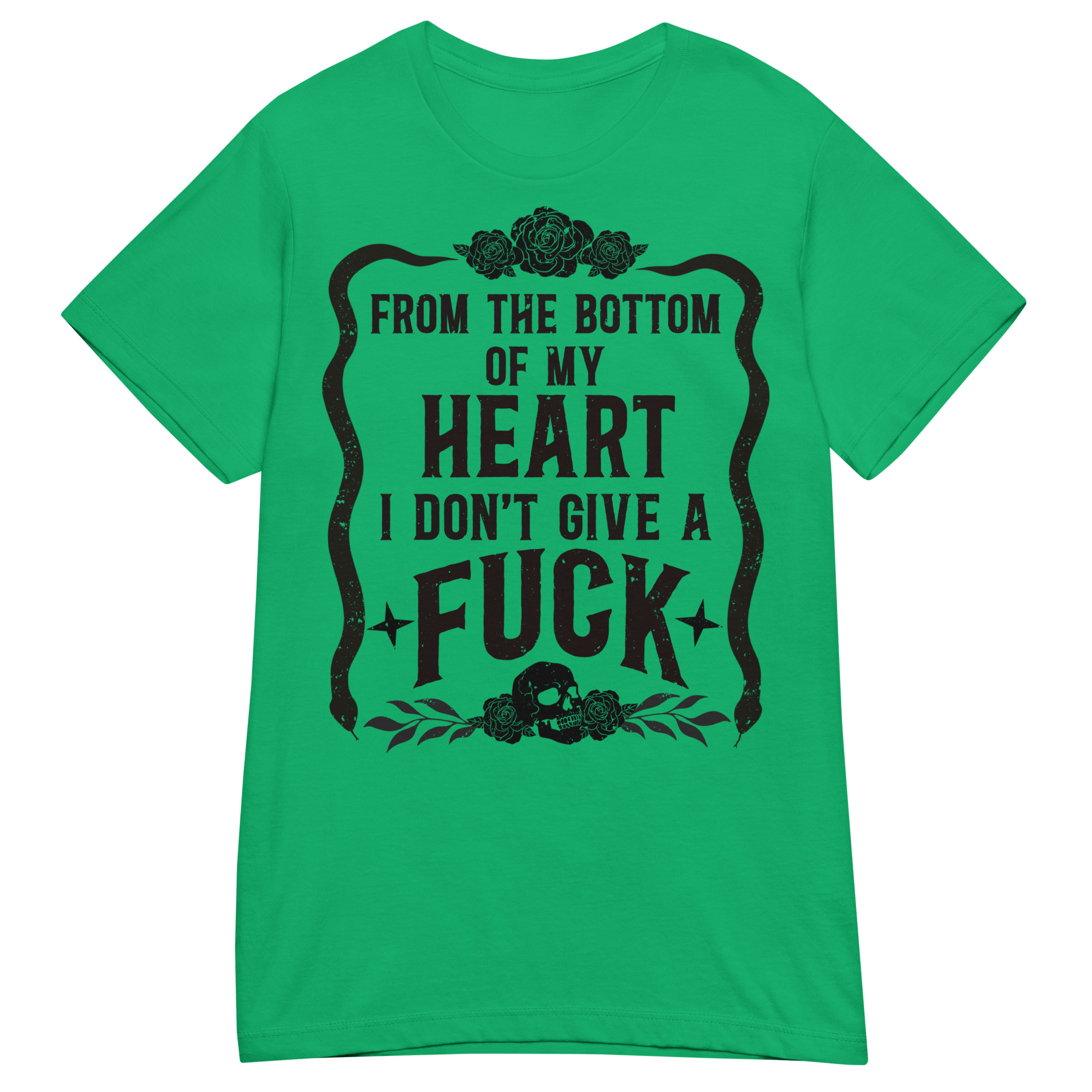 QUOTES - I Don't Give A Fuck Dam T-shirt - Bild 4