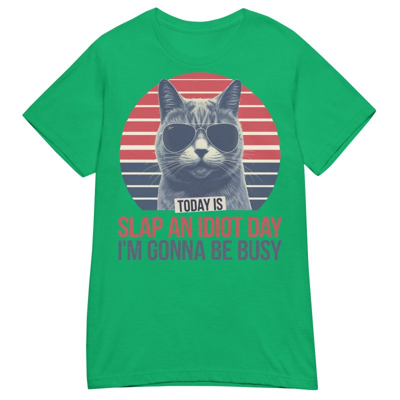 CATS - Slap An Idiot Day Dam T-shirt - Bild 6