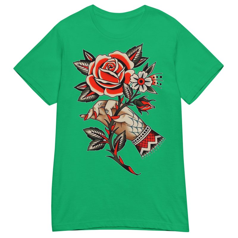 TATTOO - Traditional Tattoo Hand Dam T-shirt - Bild 5