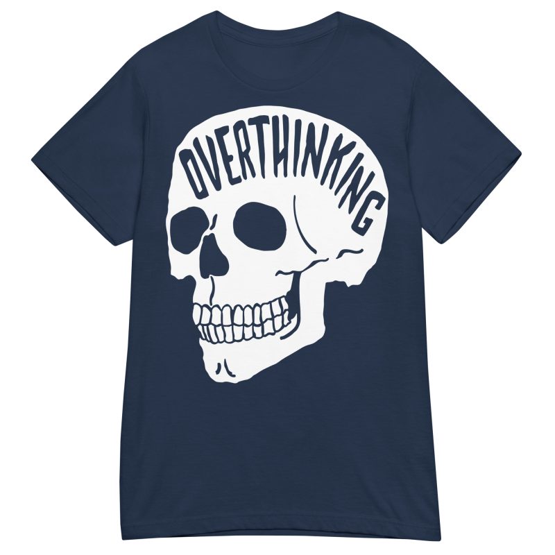 SKULLS - Overthinking Dam T-shirt - Bild 2