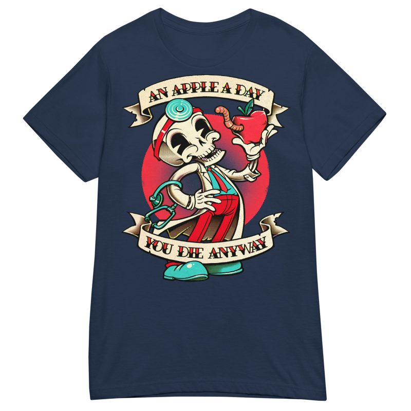 TATTOO - An Apple A Day Dam T-shirt - Bild 2