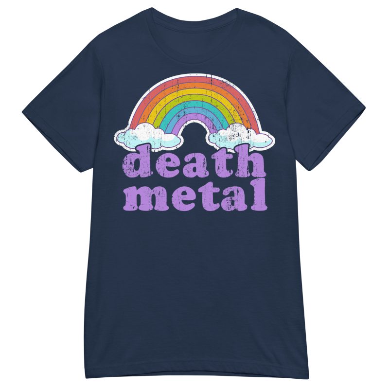 RETRO - Death Metal Dam T-shirt - Bild 2