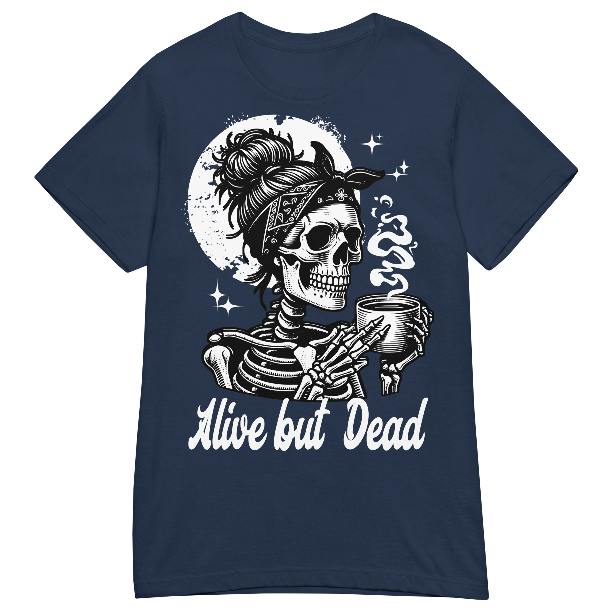 SKULLS - Alive But Dead Dam T-shirt - Bild 2