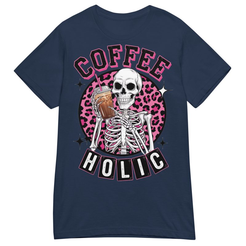 SKULLS - Coffeeholic Dam T-shirt - Bild 2