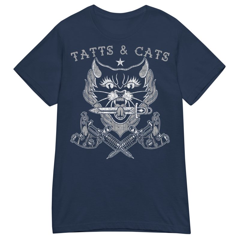 TATTOO - Tatts & Cats Dam T-shirt - Bild 2