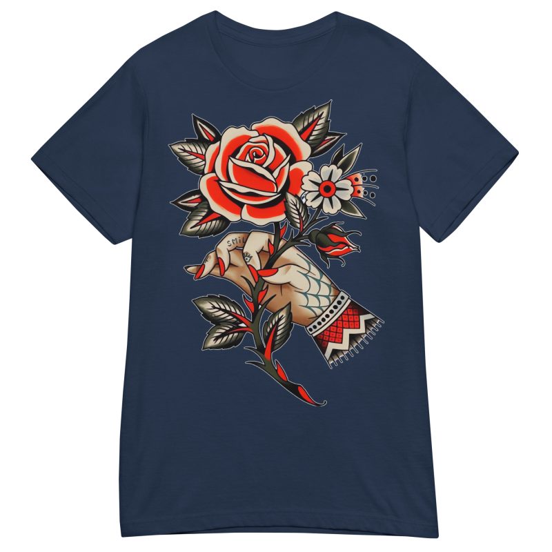 TATTOO - Traditional Tattoo Hand Dam T-shirt - Bild 2