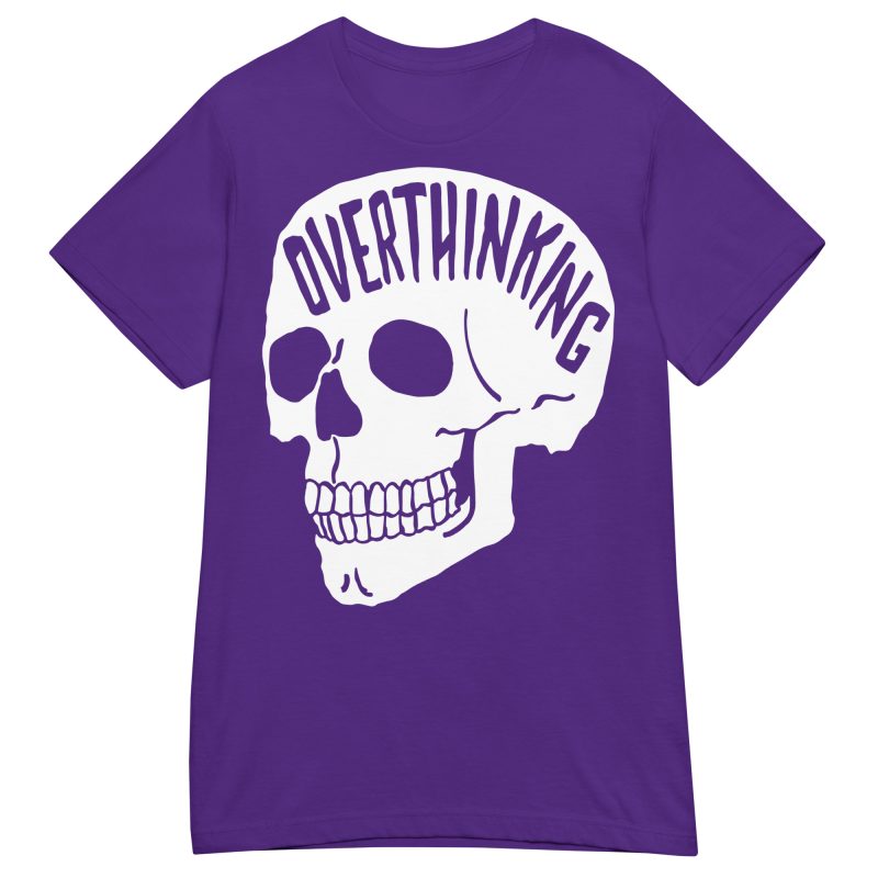 SKULLS - Overthinking Dam T-shirt - Bild 3