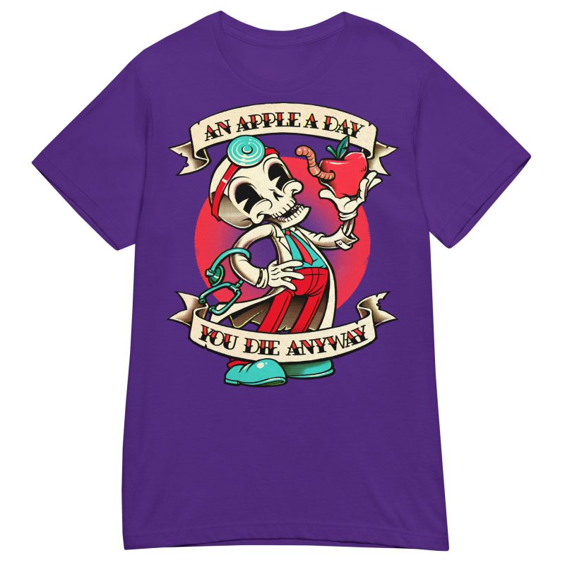 TATTOO - An Apple A Day Dam T-shirt - Bild 3