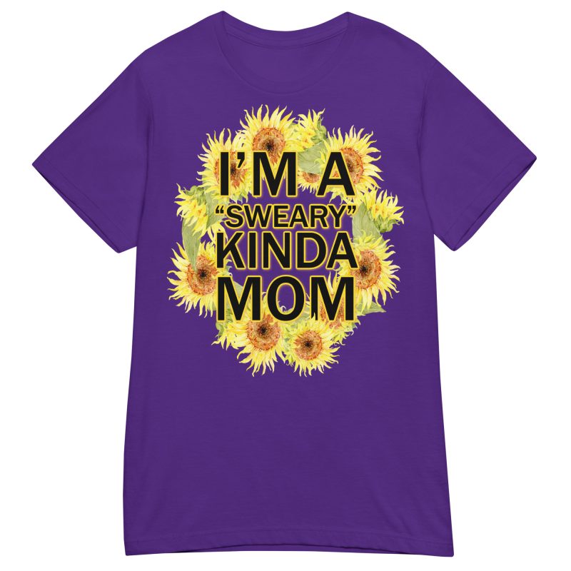 FAMILY - Sweary Kinda Mom Dam T-shirt - Bild 4