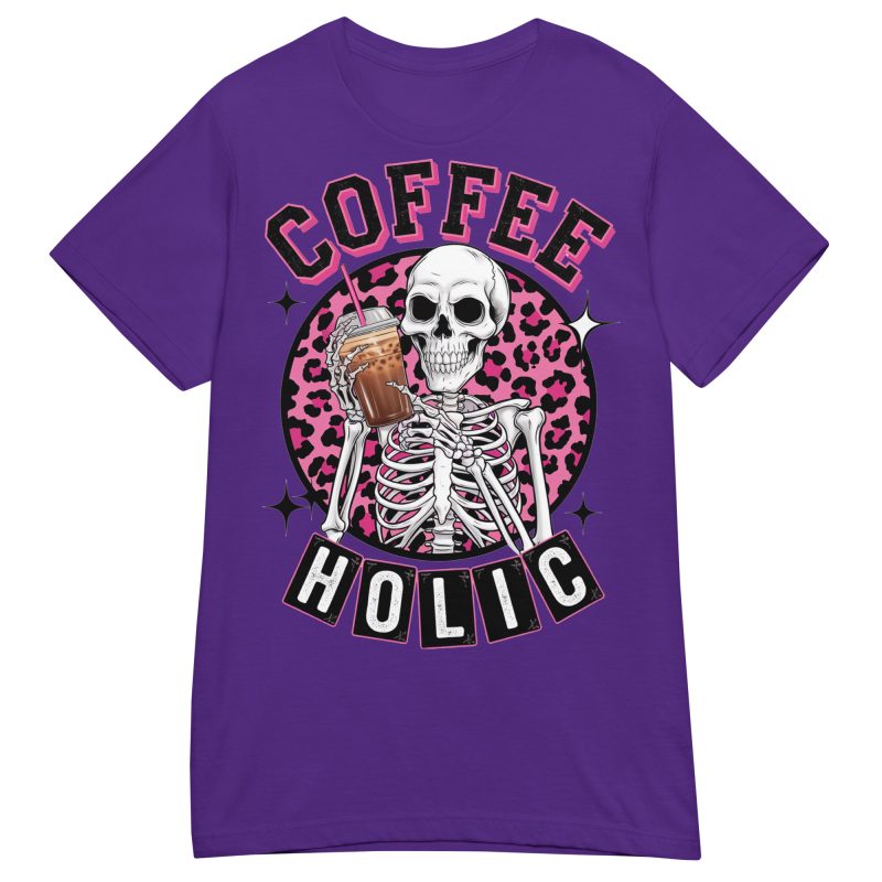SKULLS - Coffeeholic Dam T-shirt - Bild 3