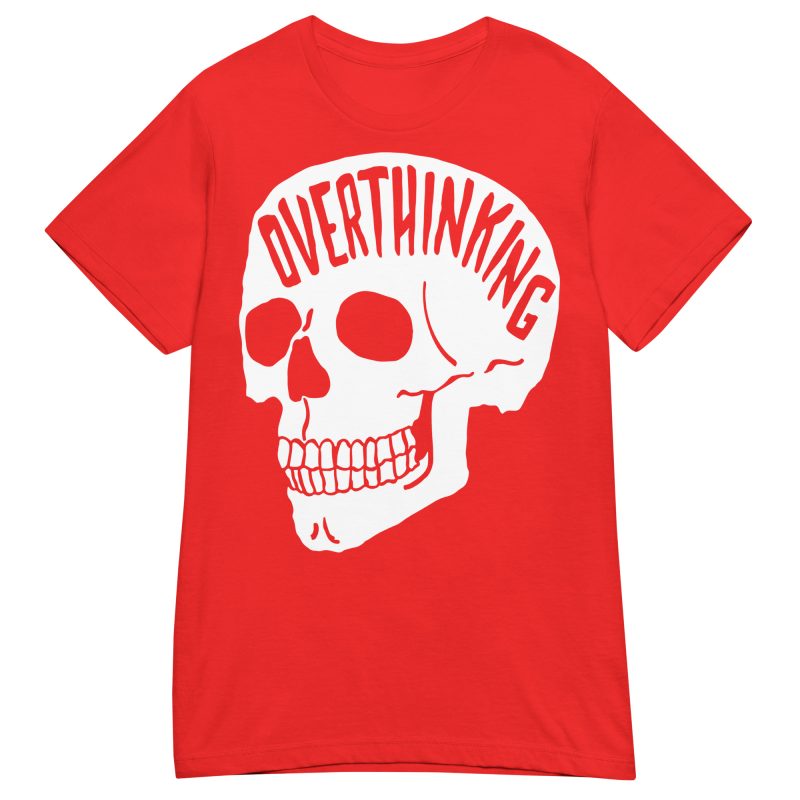 SKULLS - Overthinking Dam T-shirt - Bild 4