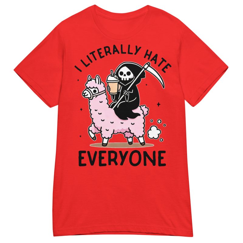ALTERNATIVE - I Literally Hate Everyone Dam T-shirt - Bild 2