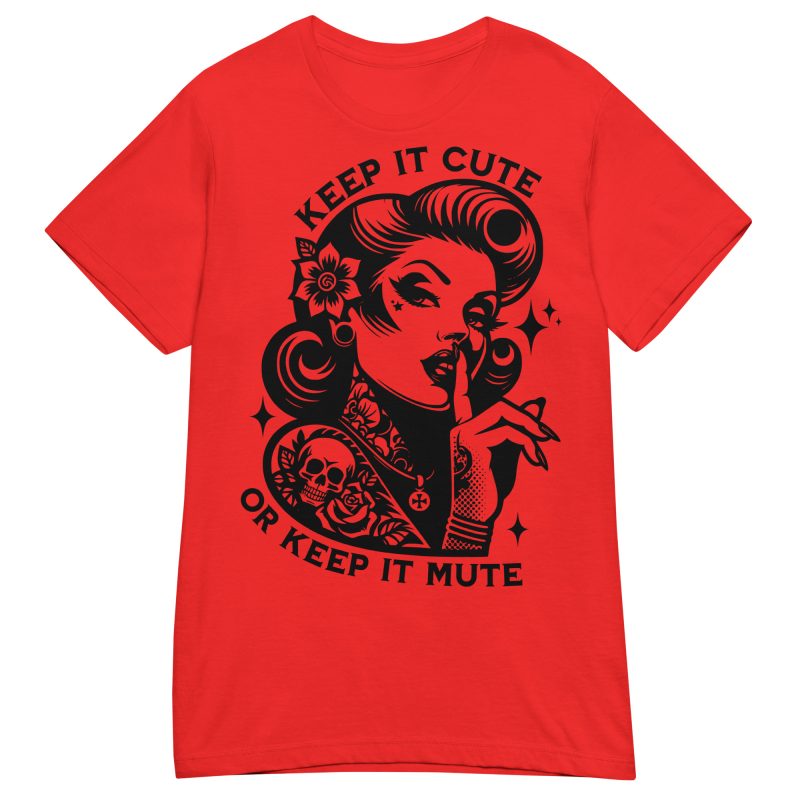 QUOTES - Keep It Cute Dam T-shirt - Bild 3