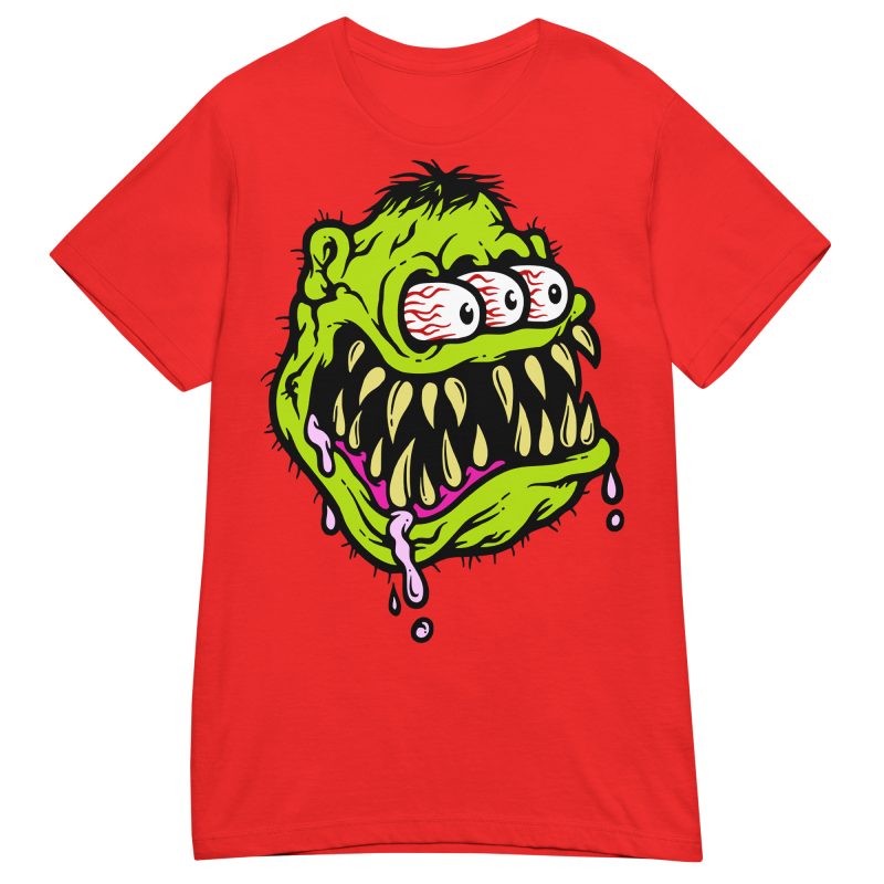 GRAPHIC - Crazy Monster Dam T-shirt - Bild 4
