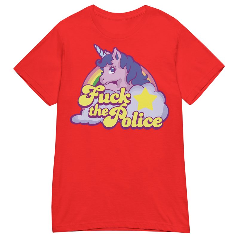 UNICORNS - Fuck The Police Dam T-shirt - Bild 5