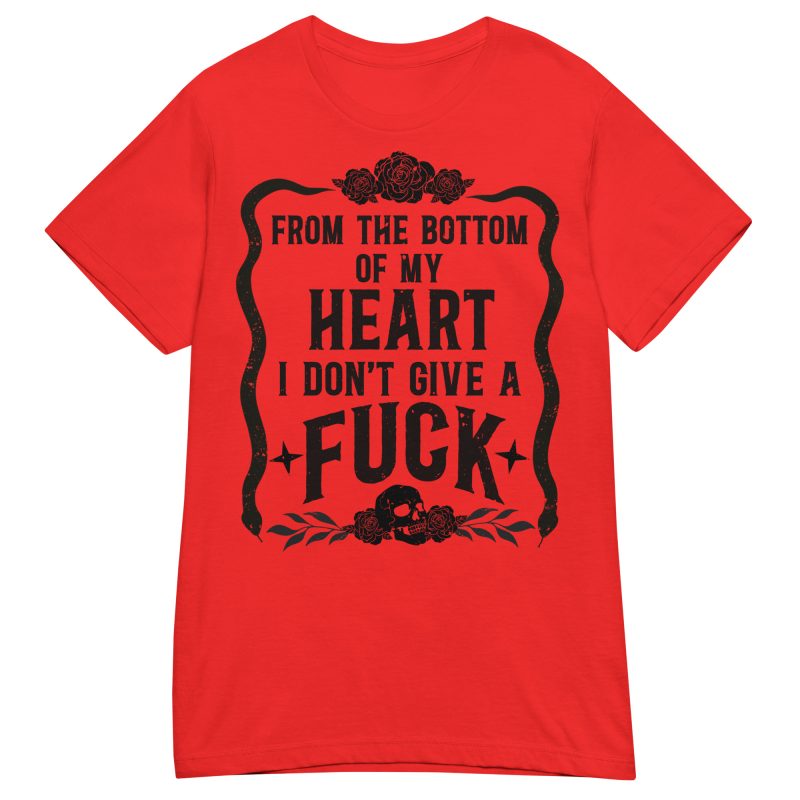 QUOTES - I Don't Give A Fuck Dam T-shirt - Bild 2